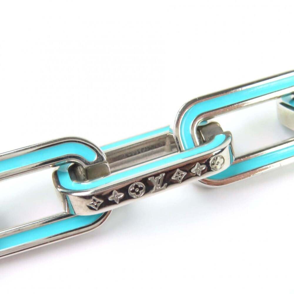 LOUIS VUITTON Blue Monogram Charm Bracelet - Picture 4 of 6